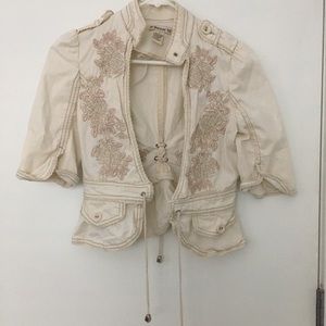 Embroidered blazer